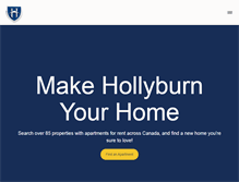 Tablet Screenshot of hollyburn.com